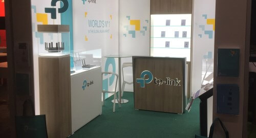 Referenzen - TP-Link - Messestand